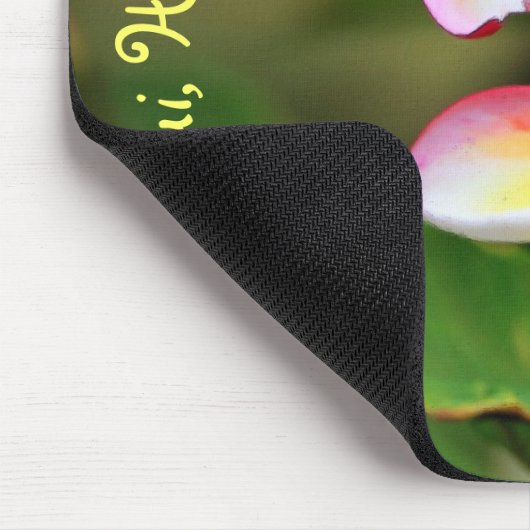 Mauiplumeria-Blumen Mousepad (Ecke)