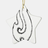 Mauis Haken Keramikornament (Links)