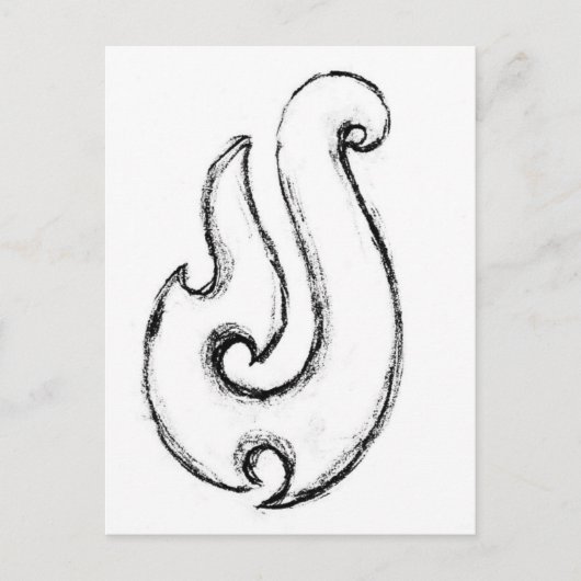 Mauis Haken Postkarte (Vorderseite)