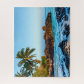 Mauis nicht so geheimer, geheimer Strand. Puzzle (Vertikal)