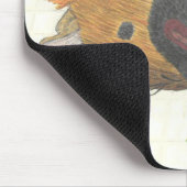 Maul des Hundes und Wassermelone-Mauspad Mousepad (Ecke)