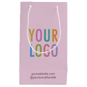 Maul für das Lila Logo für kleine Geschenktüte mit (Vorderseite)