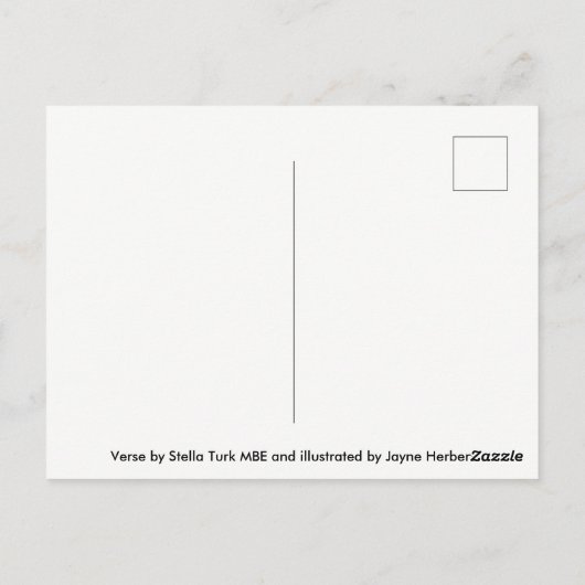 Maul- und Klauenseuche - Postkarte für Schafe (Rückseite)