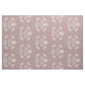 Maul weiße französische Skripte Ruhe bewahren und Stoff (Yard (91,4 cm))