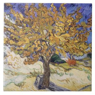 Maulbeerbaum Vincent van Goghs  , 1889 Fliese