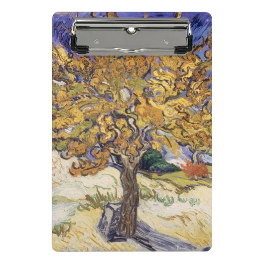 Maulbeerbaum Vincent van Goghs |, 1889 Mini Klemmbrett (Vorderseite)