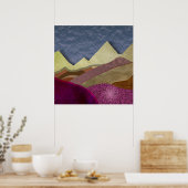 Maulbeerbäume Berge Poster (Küche)