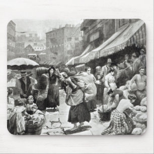 Maulbeerbiegungs-italienische Kolonie in New York Mousepad