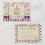 Maulbeerpunkt-Visitenkarte Visitenkarte (Vorne/Hinten)