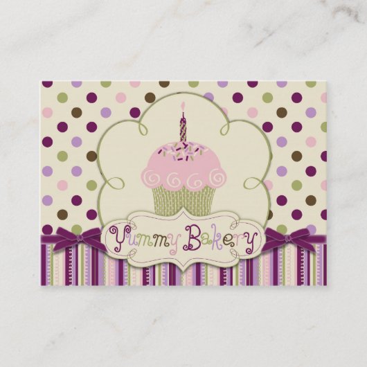 Maulbeerpunkt-Visitenkarte Visitenkarte (Vorderseite)