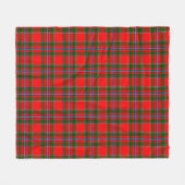 Maule Red Kariert Fleecedecke (Vorderseite (Horizontal))
