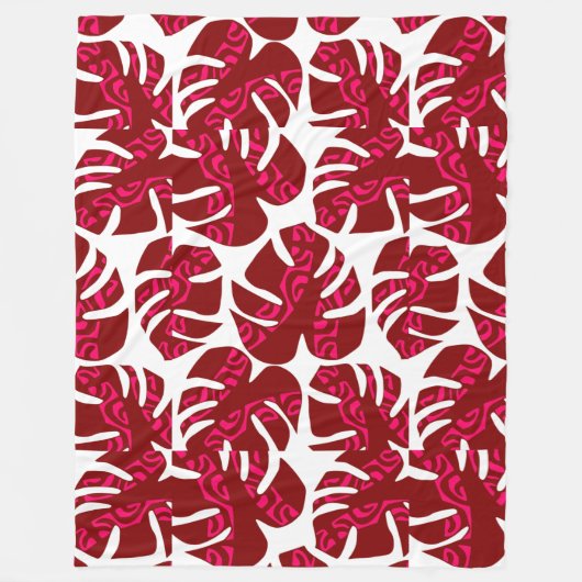 MAULI (Rose Duo) Fleecedecke (Vorderseite)