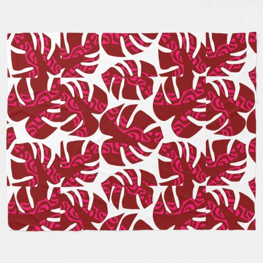 MAULI (Rose Duo) Fleecedecke (Vorderseite (Horizontal))