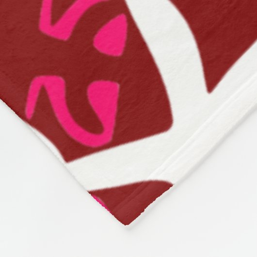 MAULI (Rose Duo) Fleecedecke (Ecke)