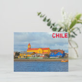 Maullin, Chile-Karte (Stehend Vorderseite)