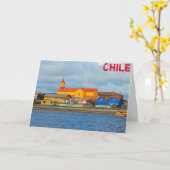 Maullin, Chile Karte (Gelbe Blume)