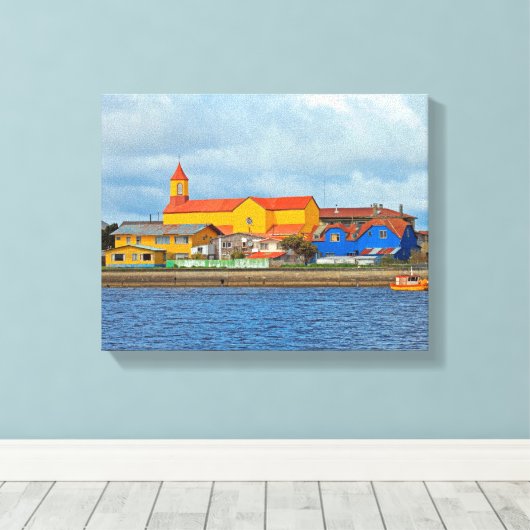 Maullin, Chile Leinwanddruck (Insitu (Holzboden))