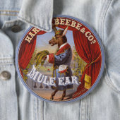 Maultier-Ohr-Tabaketikett Button (Beispiel)