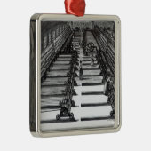 Maultier-Spinnen Silbernes Ornament (Rechts)