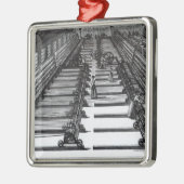 Maultier-Spinnen Silbernes Ornament (Links)