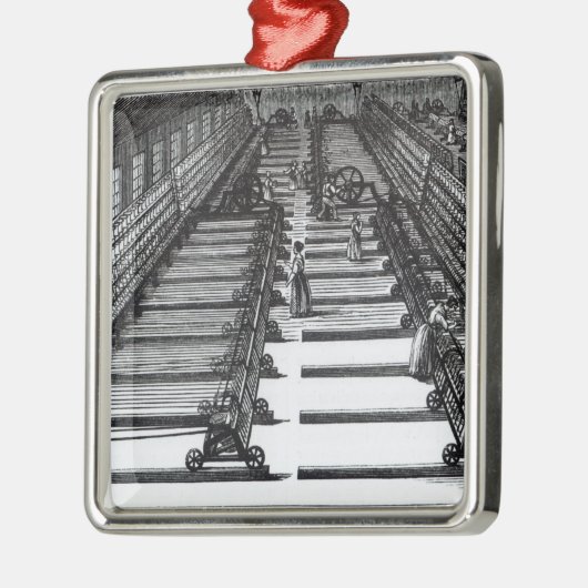 Maultier-Spinnen Silbernes Ornament (Links)