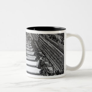 Maultier-Spinnen Zweifarbige Tasse