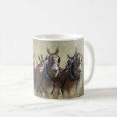Maultier-Zug Kaffeetasse (VorderseiteRechts)