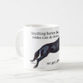 Maultiere sind besser kaffeetasse (Vorderseite Links)