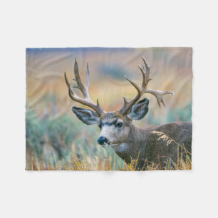 Maultierhirsch Bock Grand Teton Nationalpark Wyo Fleecedecke