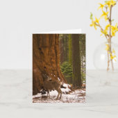 Maultierhirsch-Gruß-Karte Karte (Gelbe Blume)