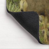 Maultierhirsch-Himbeermausunterlage Mousepad (Ecke)