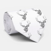 Maultierhirsch Krawatte (Gerollt)