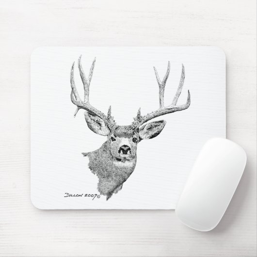 Maultierhirsch Mousepad (Mit Mouse)