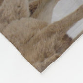Maultierhirsch Wyoming Fleecedecke (Ecke)