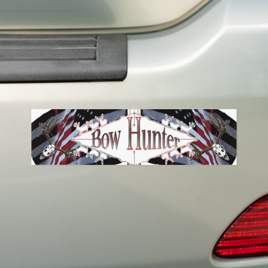 Maultierhirschbogenjäger Autoaufkleber (Auf Auto)