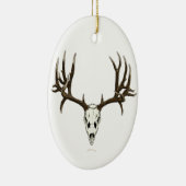 Maultierhirschschädel Keramik Ornament (Rechts)