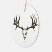 Maultierhirschschädel Keramik Ornament (Links)
