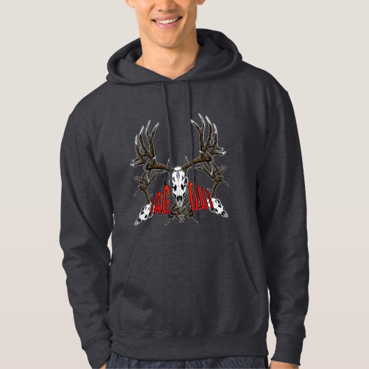 Maultierhirschschädelumbau heraus, 3 hoodie (Vorderseite)