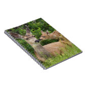 Maultierhirschweibchen mit Kitz Notizblock (Rechte Seite)