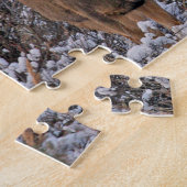 Maultierrotwild-Fotokunst Puzzle (Seite)