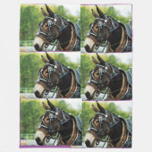 Maultiertage Fleecedecke (Vorderseite)