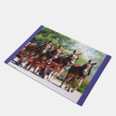 Maultiertage Fußmatte (Schrägansicht)