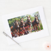 Maultiertage Rechteckiger Aufkleber (Umschlag)