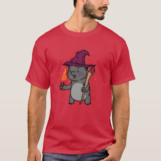 Maulwurf als Zauberer Tierhügel lustig T-Shirt