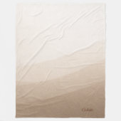 Maulwurf Elfenbein Horizont Fleece-Decke Fleecedecke (Vorderseite)