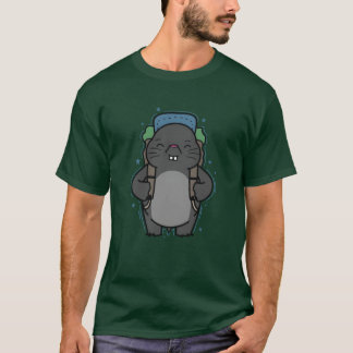 Maulwurf Rucksacktier Hügel vintage T-Shirt
