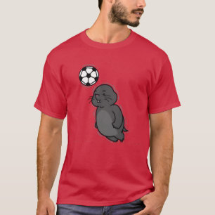 Maulwurf spielt Fußball Tierhügel Freunde T-Shirt
