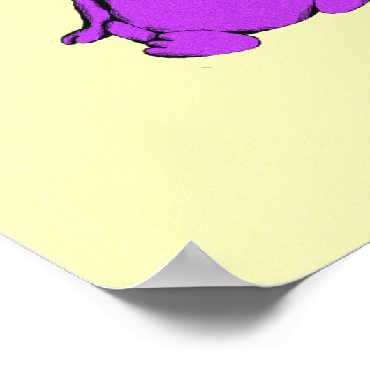 MauMau Cat Laughing Poster (Ecke)