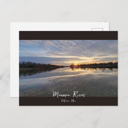 Maumee Postkarte (Vorne/Hinten)
