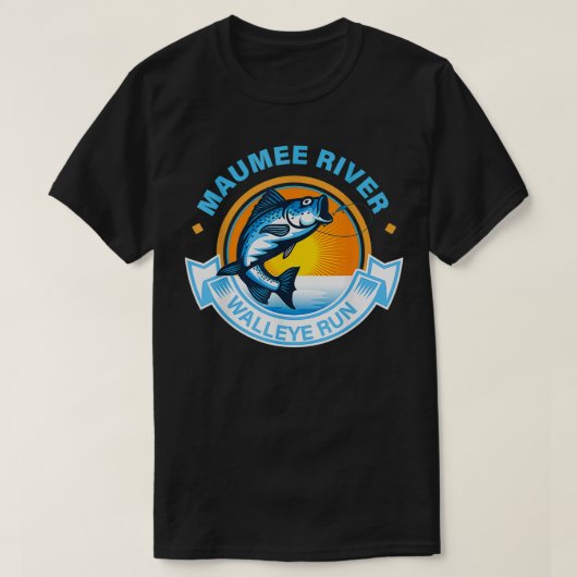 Maumee River Walleye Run T-Shirt (Design vorne)